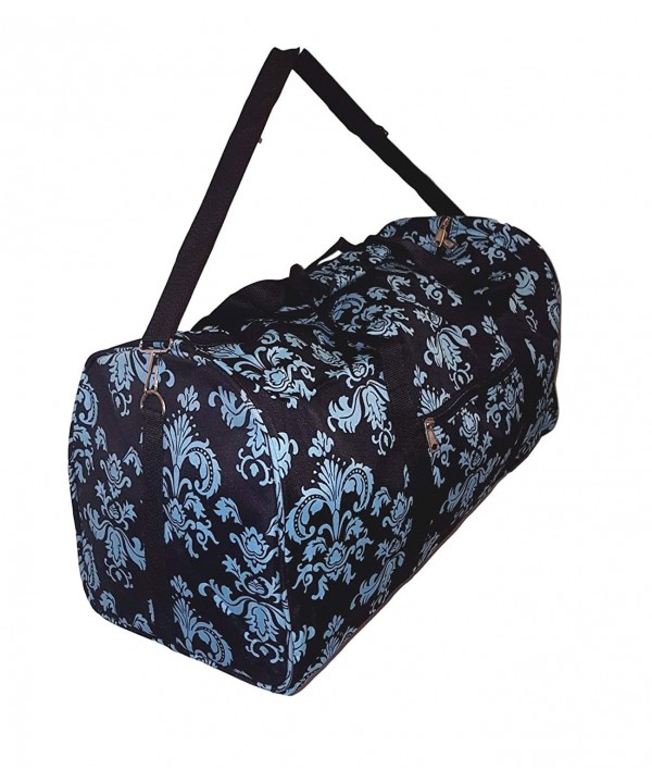 21 In Print Duffle- Overnight- Carry On Bag With Outside Pocket And 