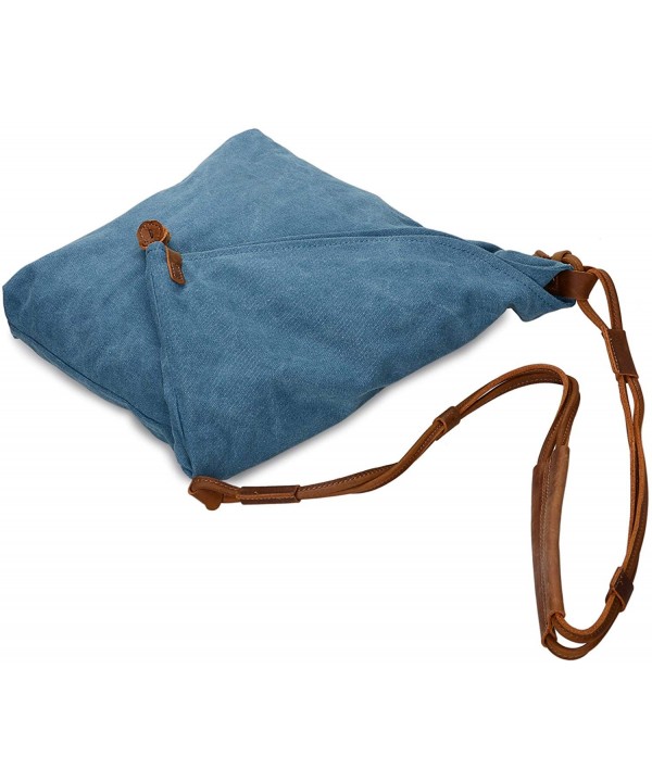 Unisex Canvas Crossbody Messenger Bag Casual Hobo Bag Shouder Bag