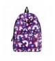 SWYIVY Rainbow Printing Backpack Women Purple