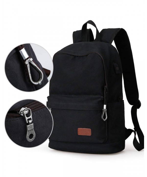 Laptop Backpack-Travel Hiking Backpack USB Charging Port & Headphone ...