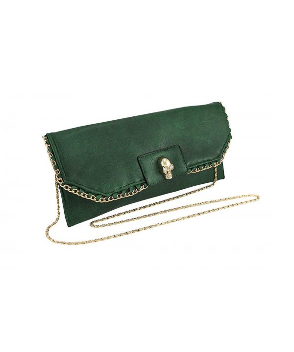 Vinyl Womens Clutch Handbags Sleek Green Vinyl Clutch Purse With Gold ...