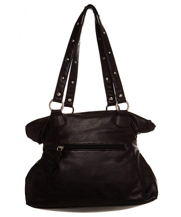 Medium Fluer-De-Lis Hobo women handbag Shoulder Handbag by - Black ...