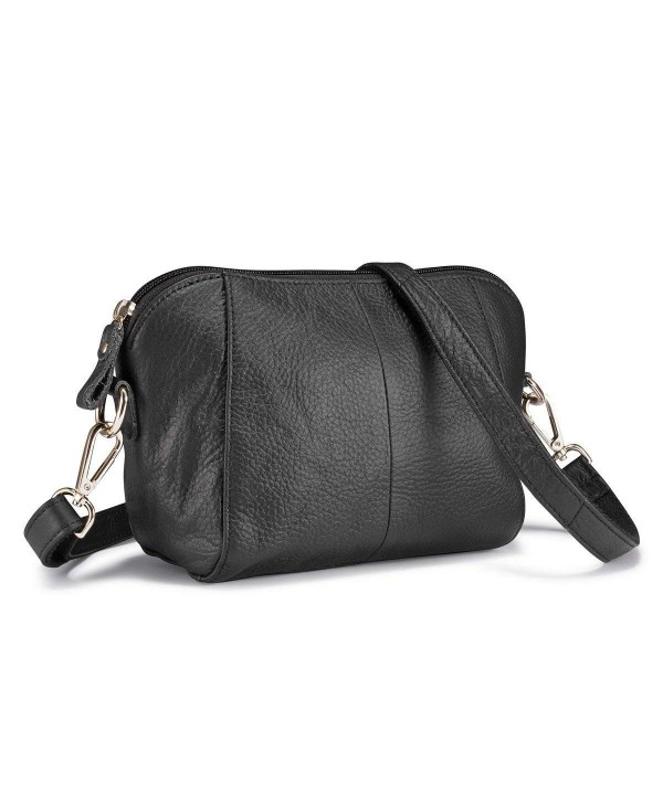 black soft leather crossbody bag