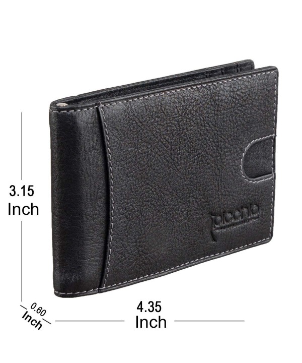 Men's Vintage Range RFID Blocking Compact Minimalist Bi-Fold Money Clip ...