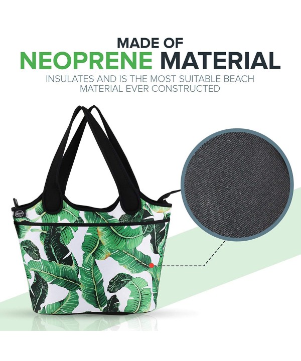 Noosa Beach Bag Australian Water Resistant Tote w/Waterproof Cell Phone ...