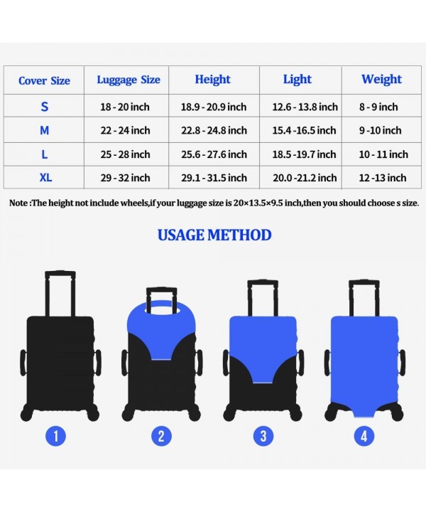 Super Elastic Travel Luggage Cover Anti-scratch Baggage Suitcase ...
