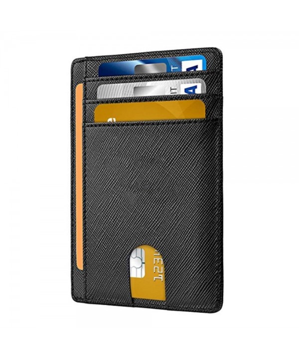 Slim Pocket Wallet with Magic Money Clip & Card Holders- Genuine ...